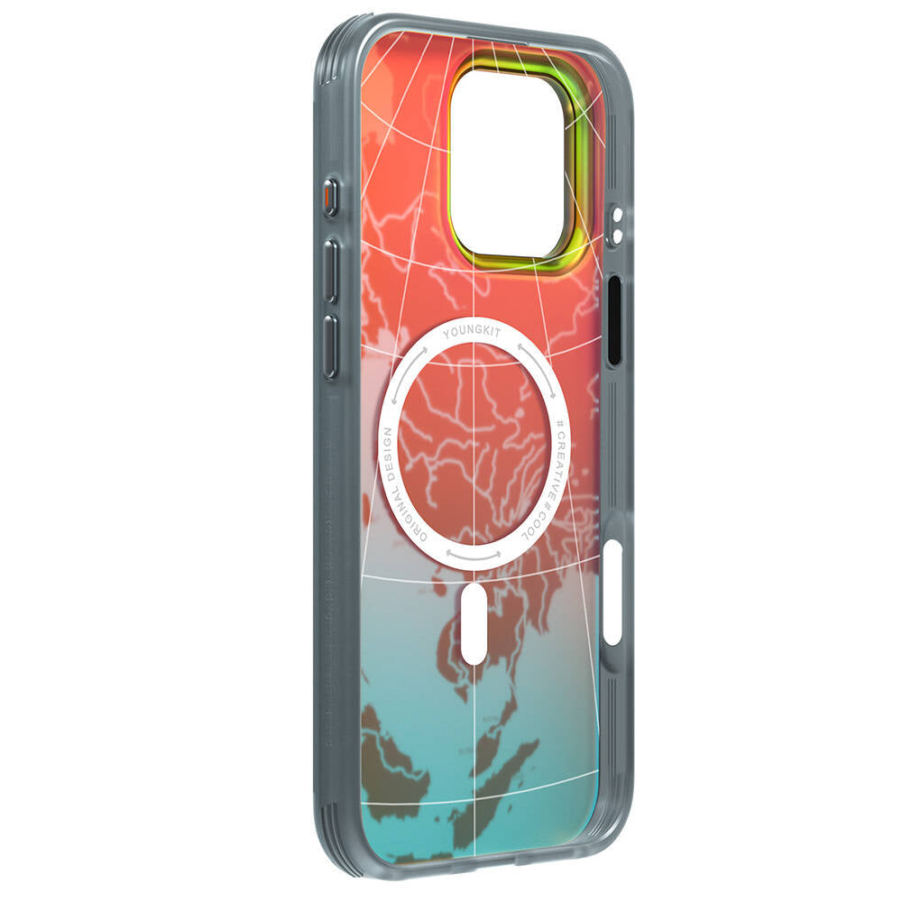 Apple iPhone 16 Pro Kılıf M-safe Şarj Özellikli Youngkit Universal Serisi Kapak Siyah