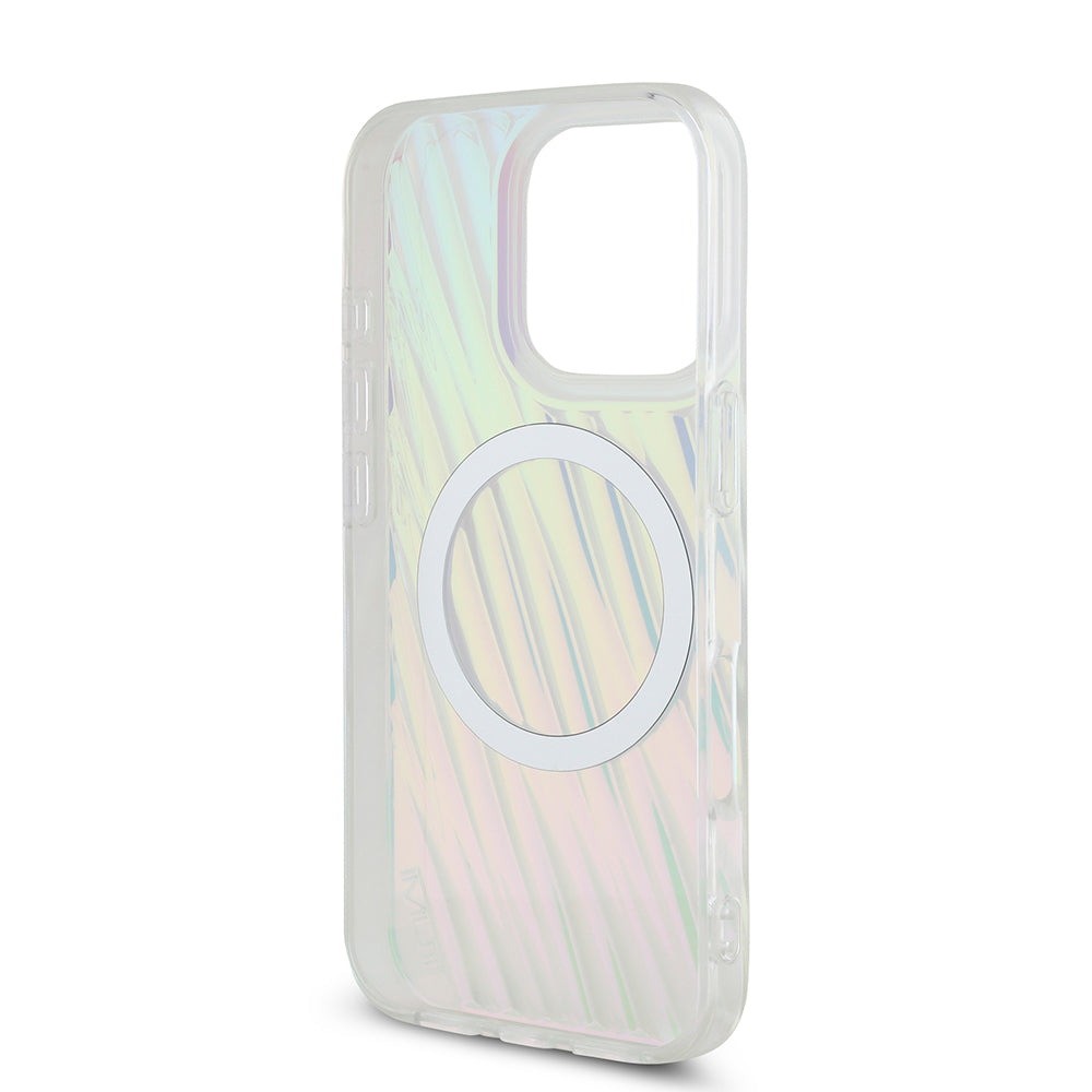 Apple iPhone 16 Pro Kılıf TUMI Orjinal Lisanslı M-safe Şarj Özellikli Transparan Kapak Colorful