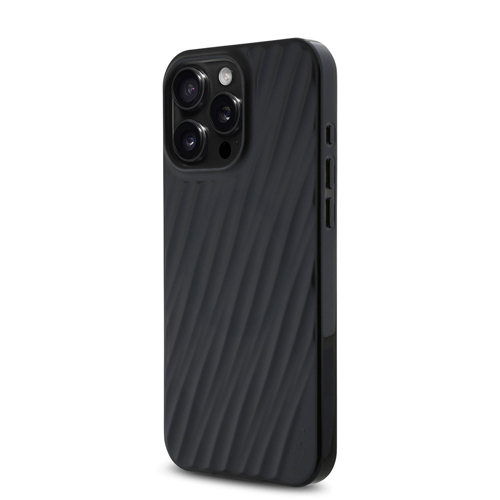 Apple iPhone 16 Pro Kılıf TUMI Orjinal Lisanslı M-safe Şarj Özellikli Transparan Kapak Siyah