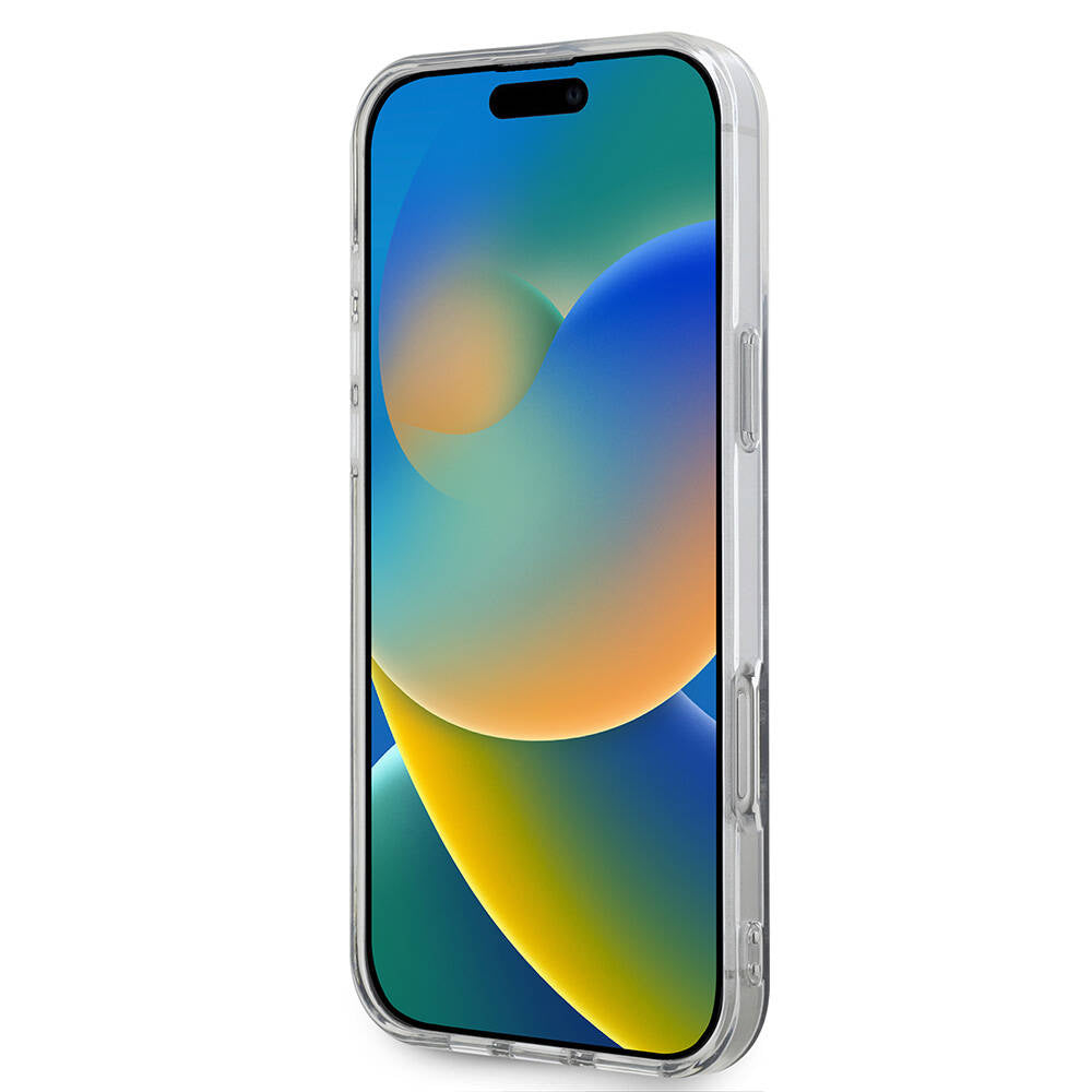 Apple iPhone 16 Pro Kılıf U.S. Polo Assn. Orjinal Lisanslı M-safe Şarj Özellikli IML Double Horse Logolu Ring Kapak Beyaz