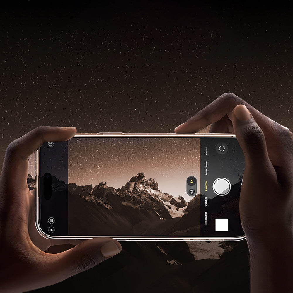 Apple iPhone 16 Pro Kılıf Wiwu MCC-102 Magnetic Crystal Sert PC Kapak Şeffaf