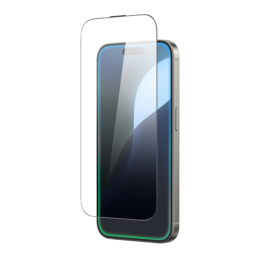 Apple iPhone 16 Pro Max Amazingthing Titan Parmak İzi Bırakmayan Temperli Cam Ekran Koruyucu Siyah