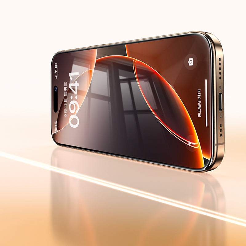 Apple iPhone 16 Pro Max Benks 0.3mm InvisiWarrior Ekranı Tam Kaplayan Full Şeffaf Ekran Koruyucu Şeffaf