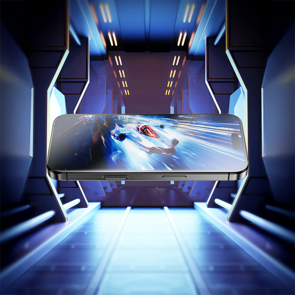 Apple iPhone 16 Pro Max Benks JoyTouch 0.3mm Mat Oyun Ekran Koruyucu + Kolay Uygulama Aparatı Siyah