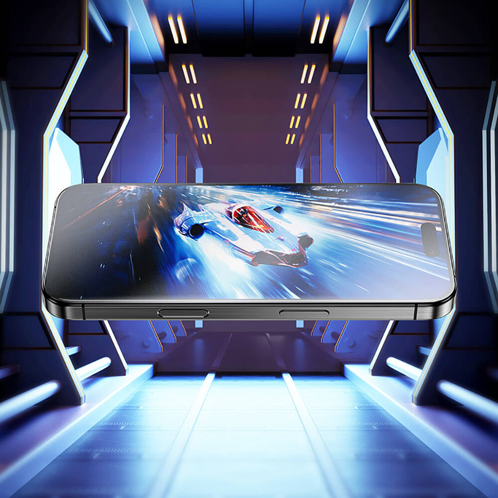 Apple iPhone 16 Pro Max Benks JoyTouch Mat Oyun Ekran Koruyucu + Kolay Uygulama Aparatı Siyah