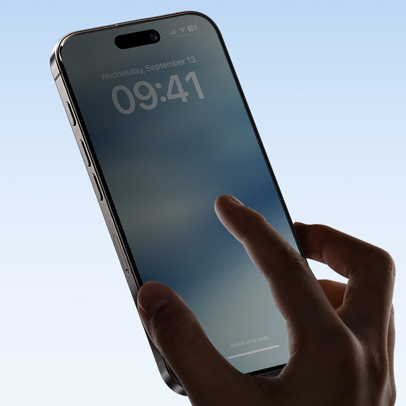 Apple iPhone 16 Pro Max Benks Ultra İnce Kenarlı Privacy Hayalet Ekran Koruyucu + Kolay Uygulama Aparatlı Siyah