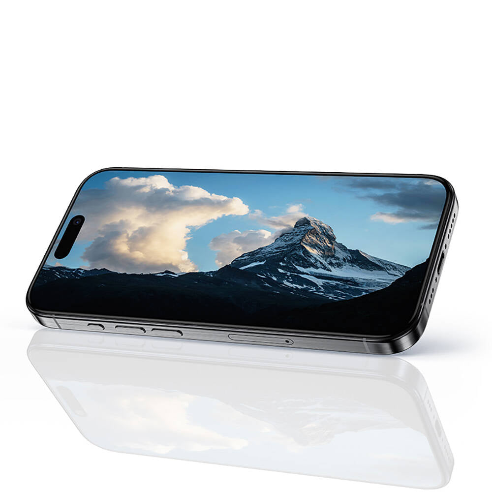 Apple iPhone 16 Pro Max Benks Ultra Shield 0.3mm Ekran Koruyucu + Kolay Uygulama Aparatlı Siyah