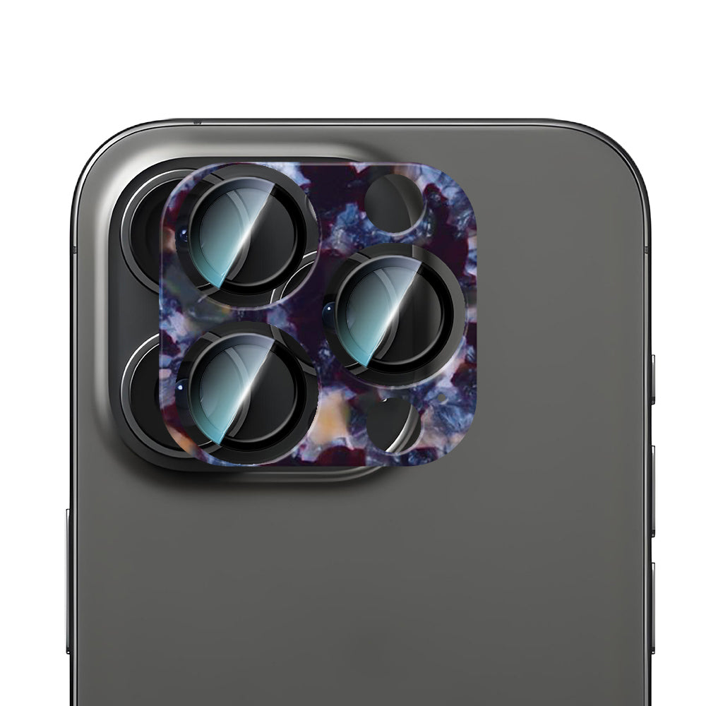 Apple iPhone 16 Pro Max CaseWorld Crystal Color Serisi Full Kamera Lens Koruyucu Mor