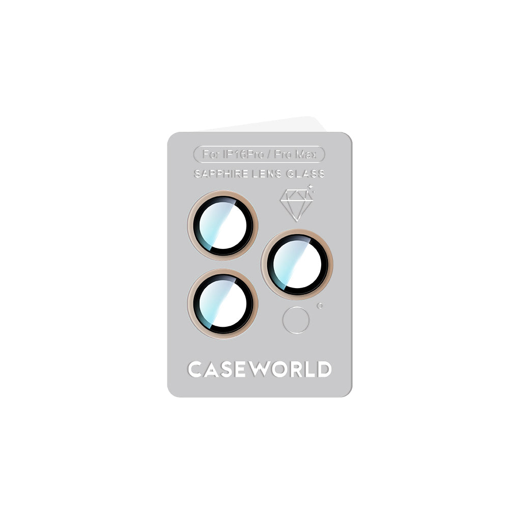 Apple iPhone 16 Pro Max CaseWorld Sapphire Serisi Anti Reflective Lens Koruyucu Gümüş