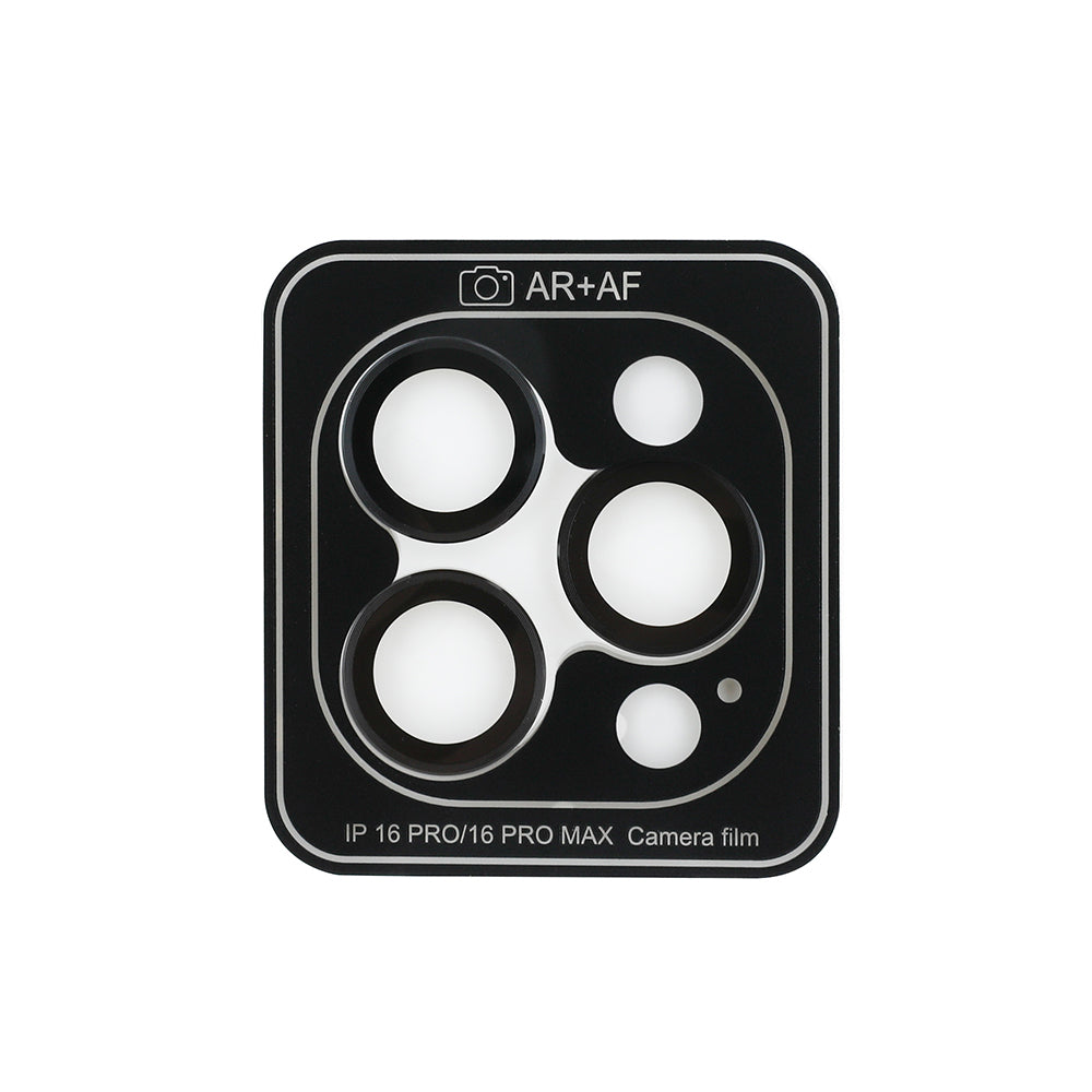 Apple iPhone 16 Pro Max Guess Orjinal Lisanslı Metal Kamera Lens Koruyucu Siyah