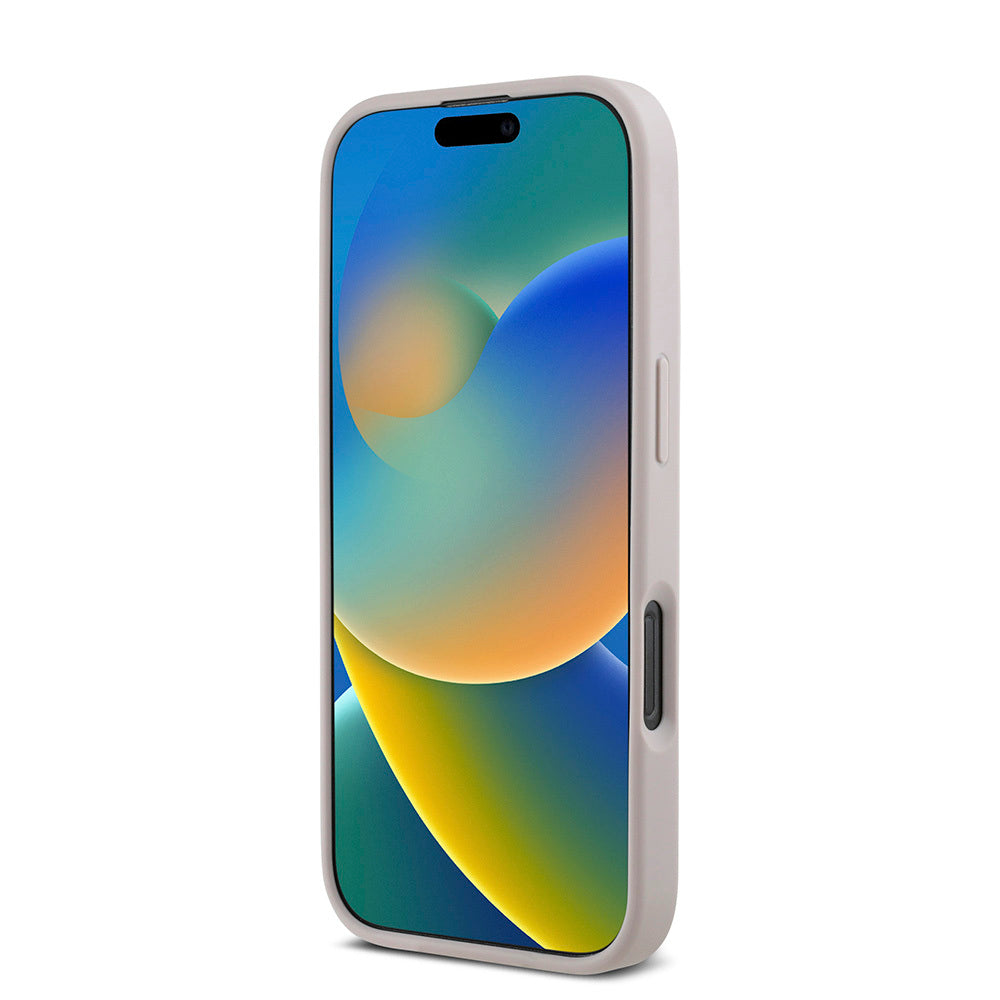 Apple iPhone 16 Pro Max Kılıf Guess Orjinal Lisanslı M-safe Şarj Özellikli Small 4G Classic Kapak Kahverengi