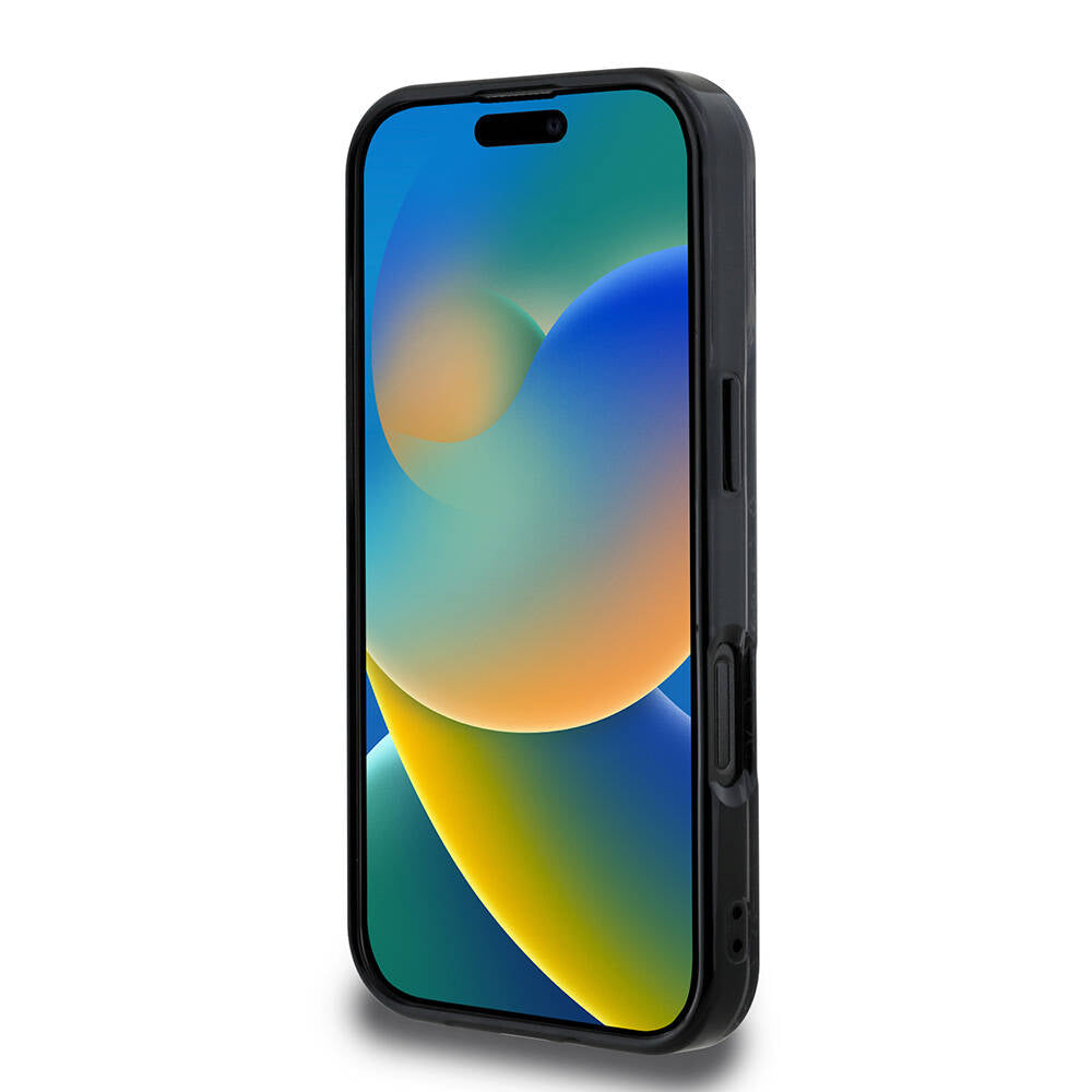 Apple iPhone 16 Pro Max Kılıf Lacoste Orjinal Lisanslı M-safe Şarj Özellikli IML Baskılı Gümüş Timsah Logolu Monogram Kapak Yeşil