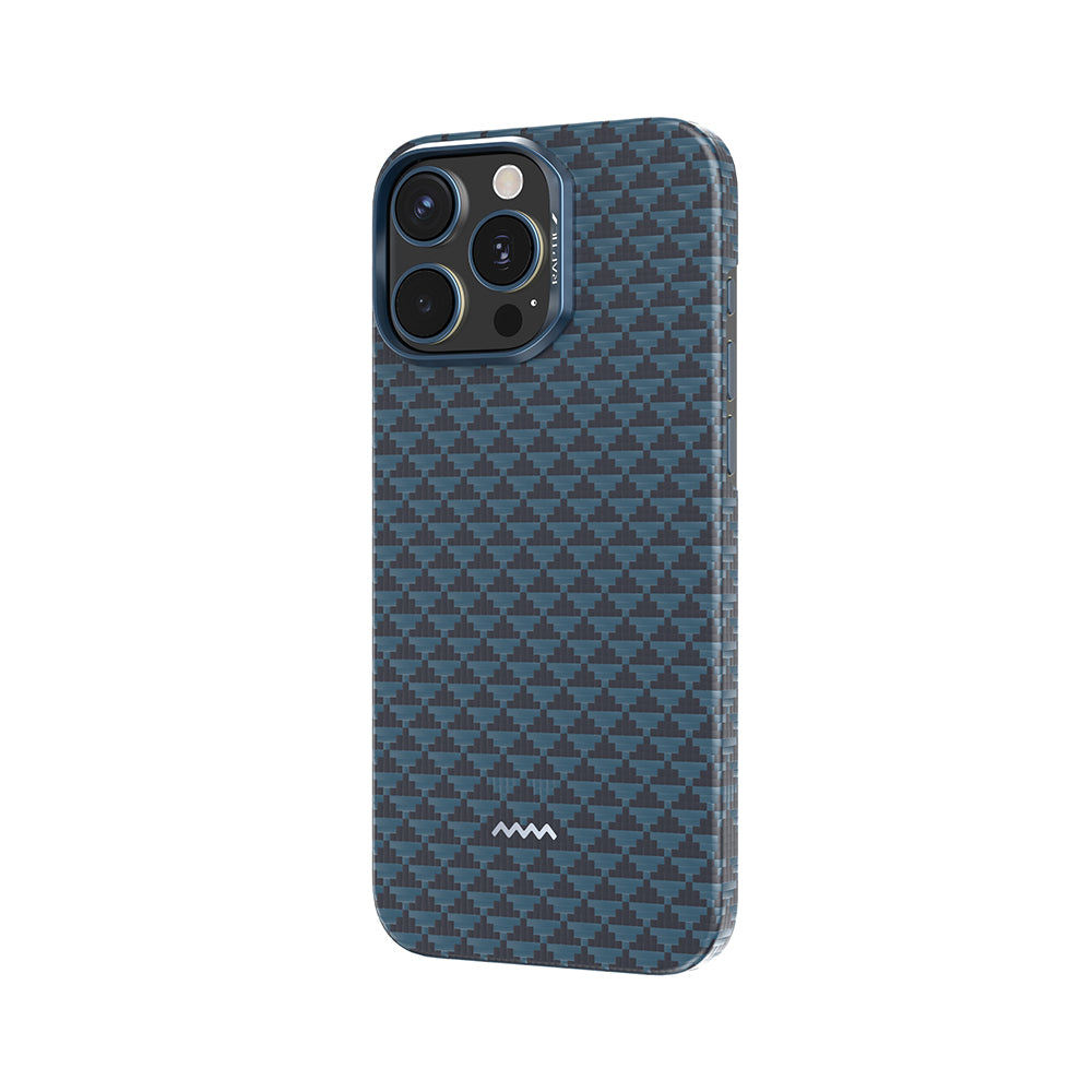 Apple iPhone 16 Pro Max Kılıf M-safe Şarj Özellikli Raptic Aramid Skin Origin Serisi Kapak Kahverengi