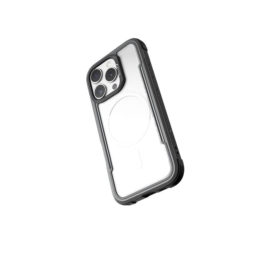 Apple iPhone 16 Pro Max Kılıf M-safe Şarj Özellikli Airbagli Raptic Shield Serisi Şeffaf Arka Yüzey Kapak Yeşil