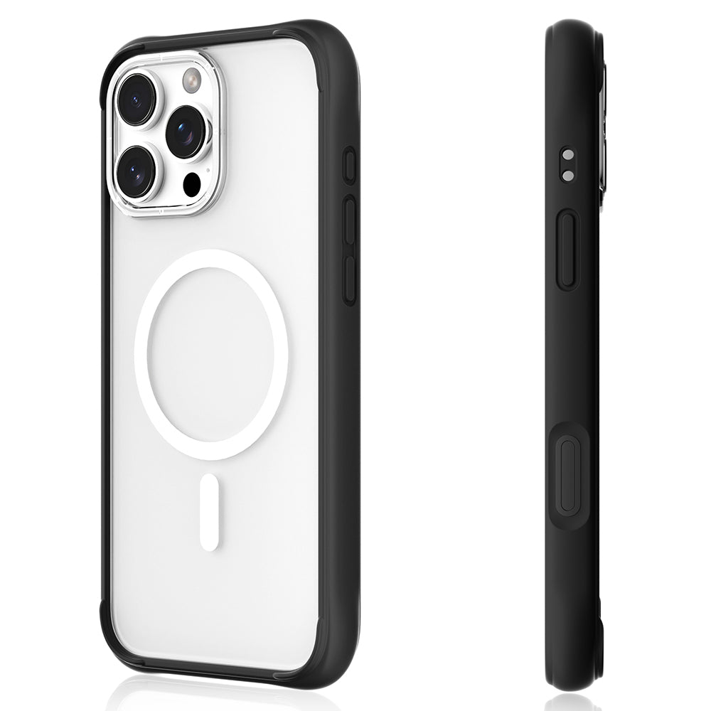 Apple iPhone 16 Pro Max Kılıf M-safe Şarj Özellikli Airbagli Youngkit Dynamic 2 Serisi Kapak Beyaz