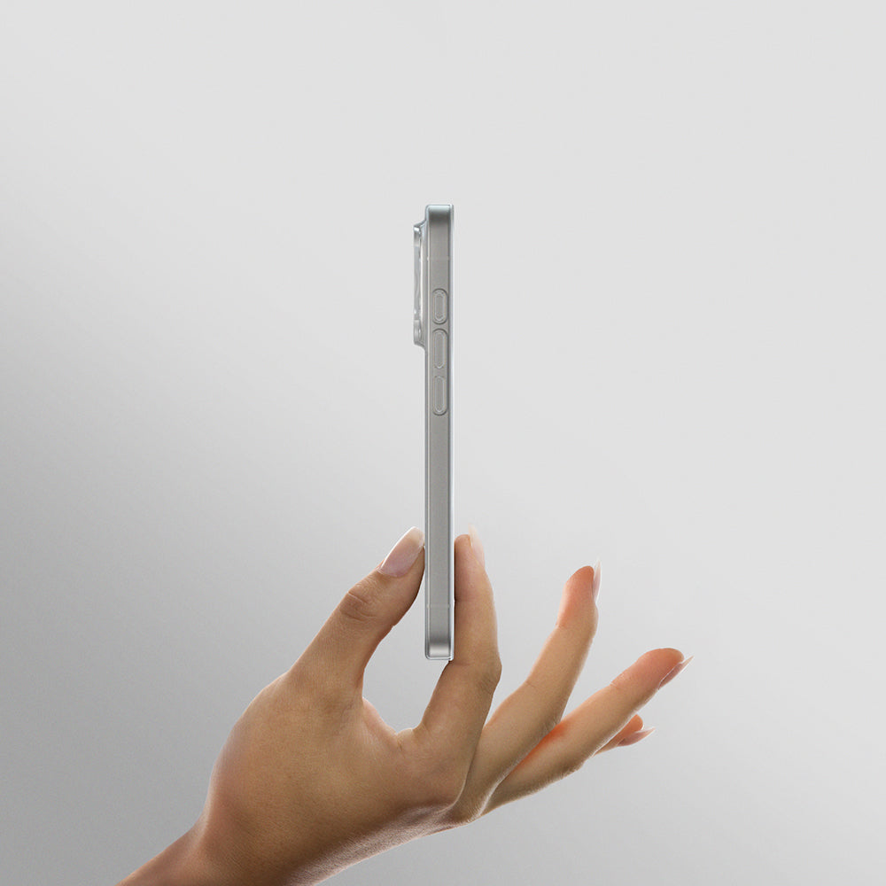 Apple iPhone 16 Pro Max Kılıf M-safe Şarj Özellikli Amazingthing Minimal Air Serisi Kapak Şeffaf