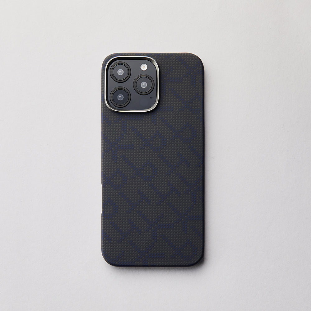 Apple iPhone 16 Pro Max Kılıf M-safe Şarj Özellikli Aramid Fiber Pitaka Tactile Woven Monogram Serisi Kapak Yeşil
