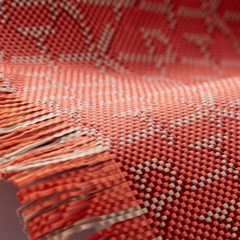 Apple iPhone 16 Pro Max Kılıf M-safe Şarj Özellikli Aramid Fiber Pitaka Tactile Woven Monogram Serisi Kapak Siyah