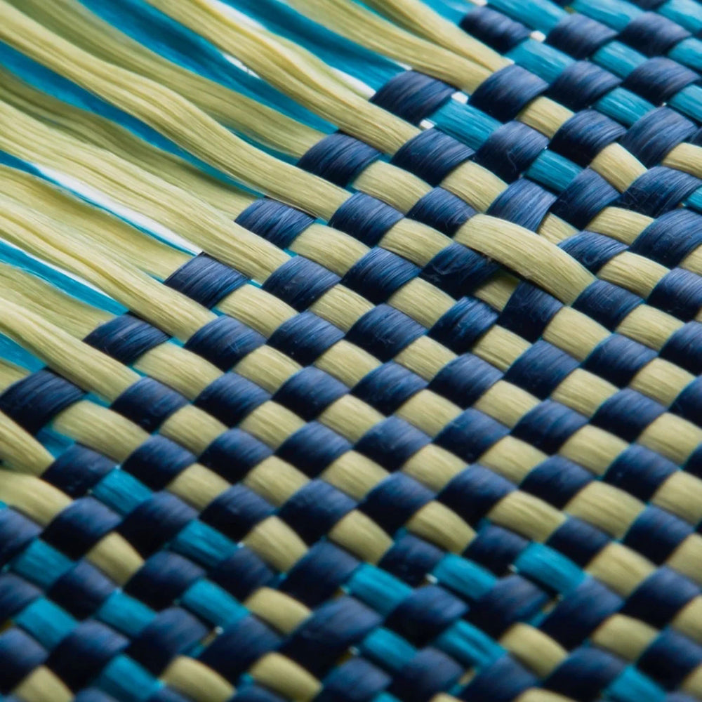 Apple iPhone 16 Pro Max Kılıf M-safe Şarj Özellikli Aramid Fiber Pitaka Tactile Woven Starpeak Serisi Milky Way Galaxy Kapak Mavi