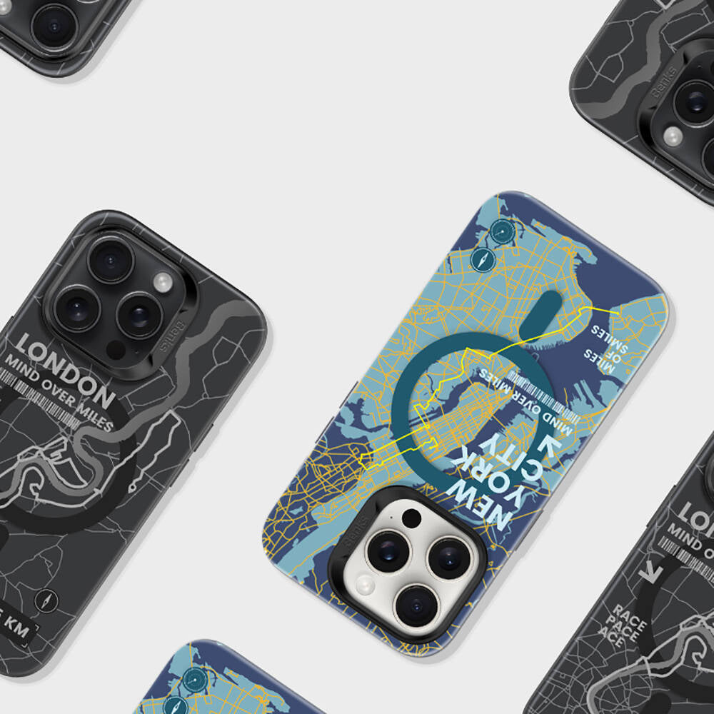 Apple iPhone 16 Pro Max Kılıf M-safe Şarj Özellikli Benks City Serisi Kapak Siyah