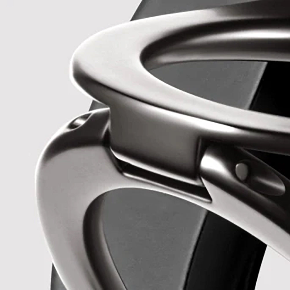 Apple iPhone 16 Pro Max Kılıf M-safe Şarj Özellikli Grip 3 Standlı Aramid Fiber Pitaka Military Grade Classic Serisi Black-Grey Twill Kapak Siyah-Gri