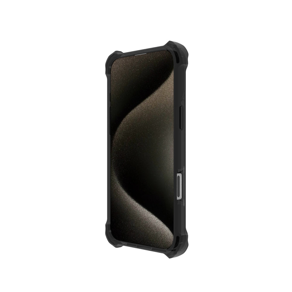 Apple iPhone 16 Pro Max Kılıf M-safe Şarj Özellikli Raptic Dual Serisi Şeffaf Standlı Kapak Şeffaf