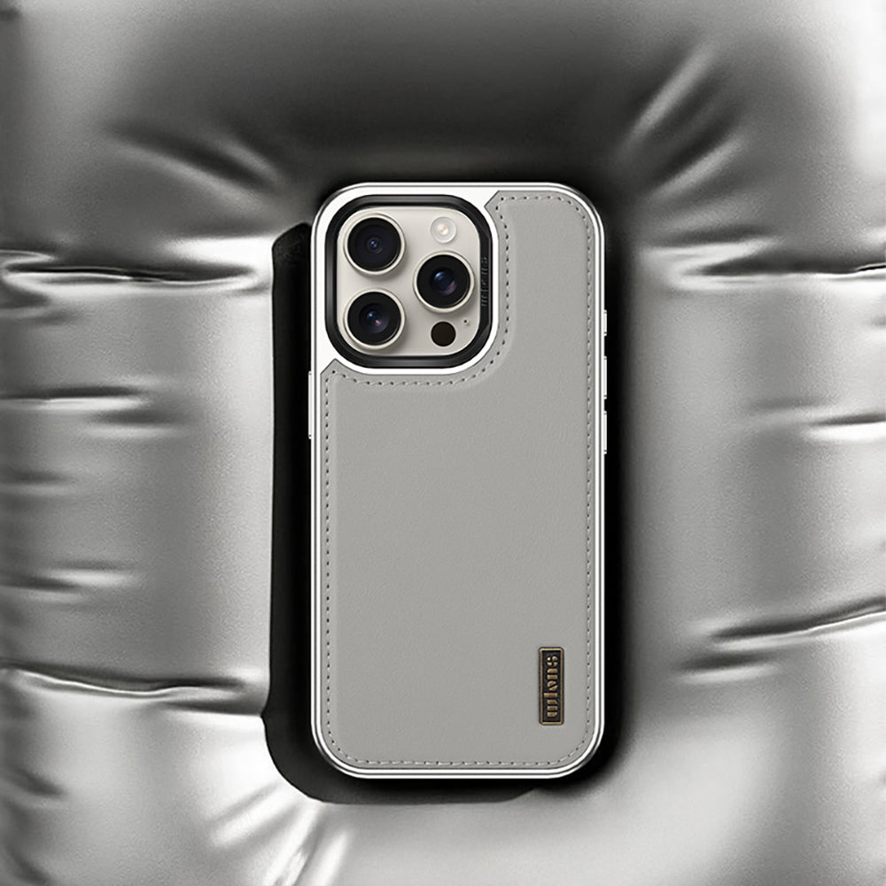 Apple iPhone 16 Pro Max Kılıf M-safe Şarj Özellikli Standlı Leto Kapak Siyah