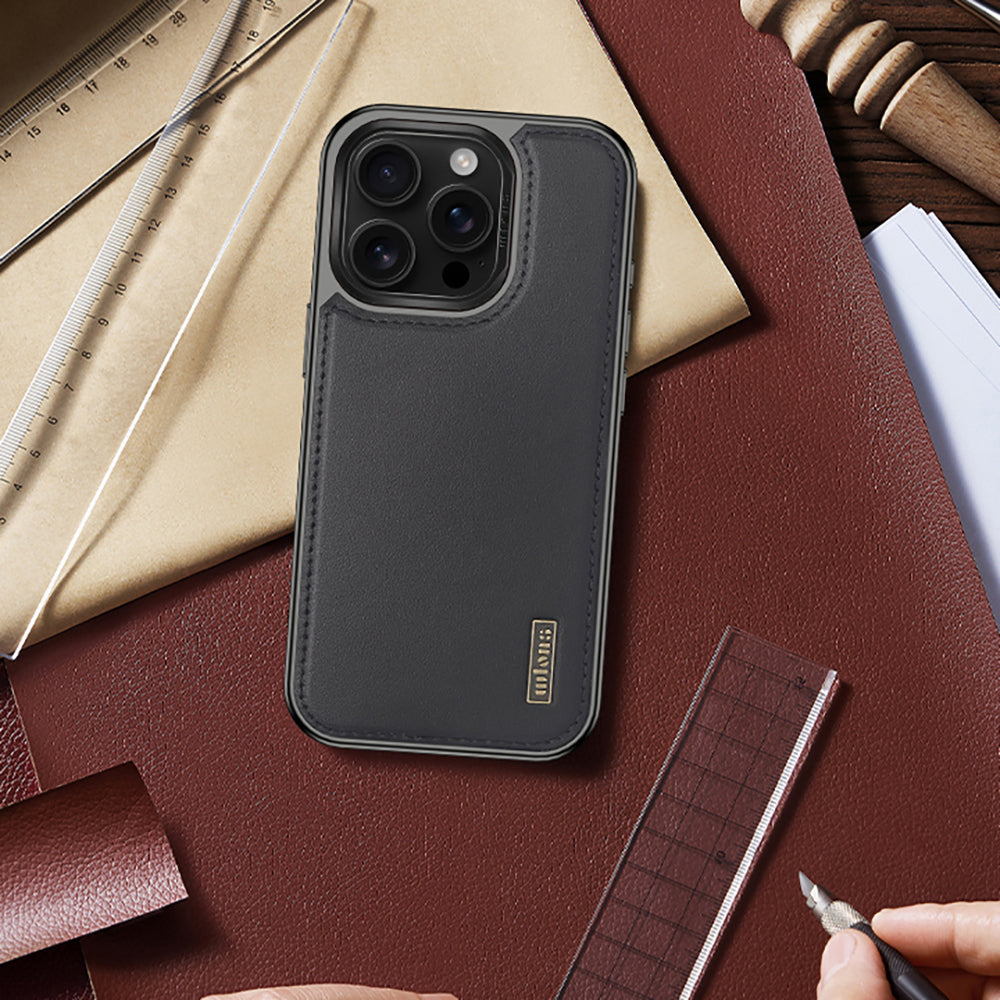 Apple iPhone 16 Pro Max Kılıf M-safe Şarj Özellikli Standlı Leto Kapak Siyah