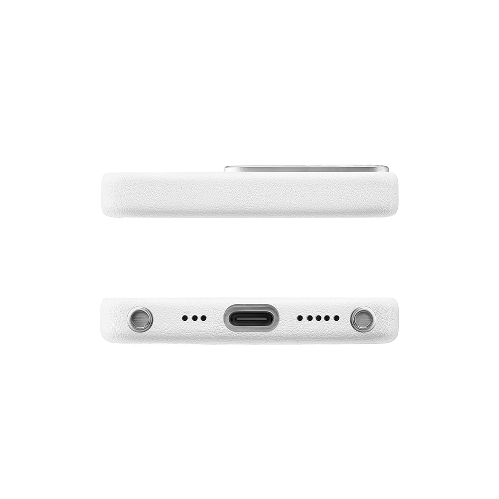 Apple iPhone 16 Pro Max Kılıf M-safe Şarj Özellikli Suni Deri Tasarımlı Pynana Starry Serisi Kapak Pembe