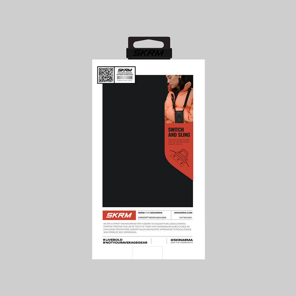 Apple iPhone 16 Pro Max Kılıf M-safe Şarj Özellikli Teknoloji Desenli Standlı Skinarma Helio Kapak Gri