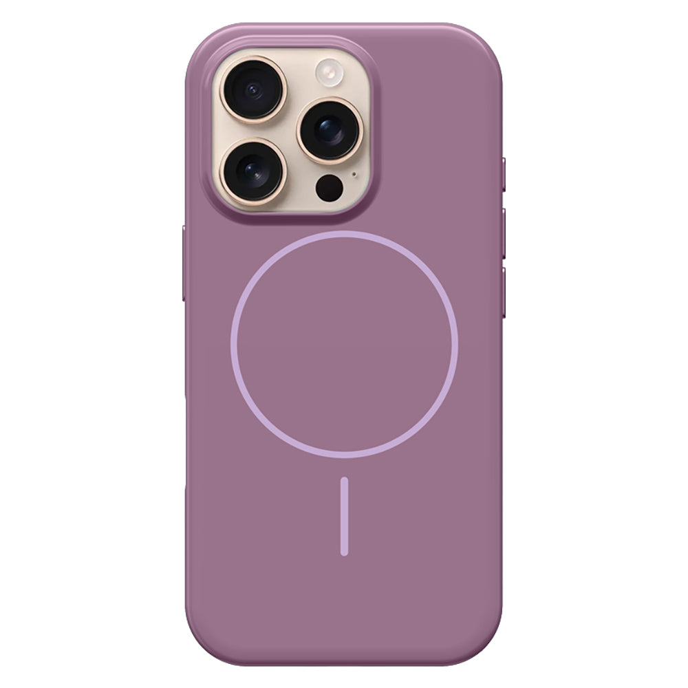 Apple iPhone 16 Pro Max Kılıf M-safe Şarj Özellikli Wlons Frego Kapak Mor