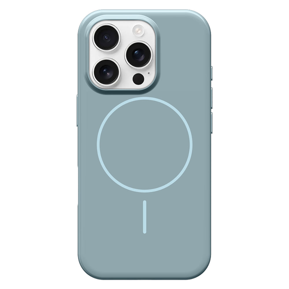 Apple iPhone 16 Pro Max Kılıf M-safe Şarj Özellikli Wlons Frego Kapak Mavi