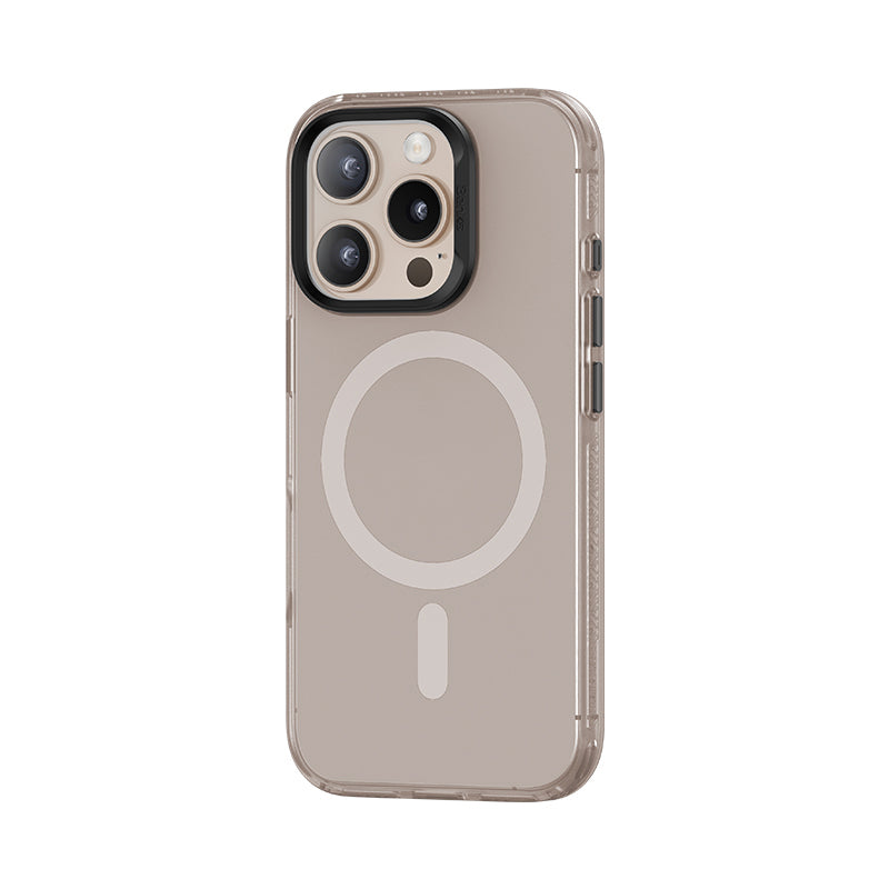 Apple iPhone 16 Pro Max Kılıf M-safe Şarj Özellikli Yeni Seri Benks Lucid Armor Kapak Gold