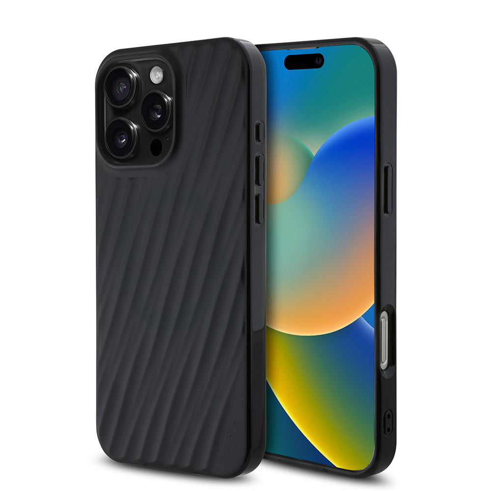 Apple iPhone 16 Pro Max Kılıf TUMI Orjinal Lisanslı M-safe Şarj Özellikli Transparan Kapak Siyah