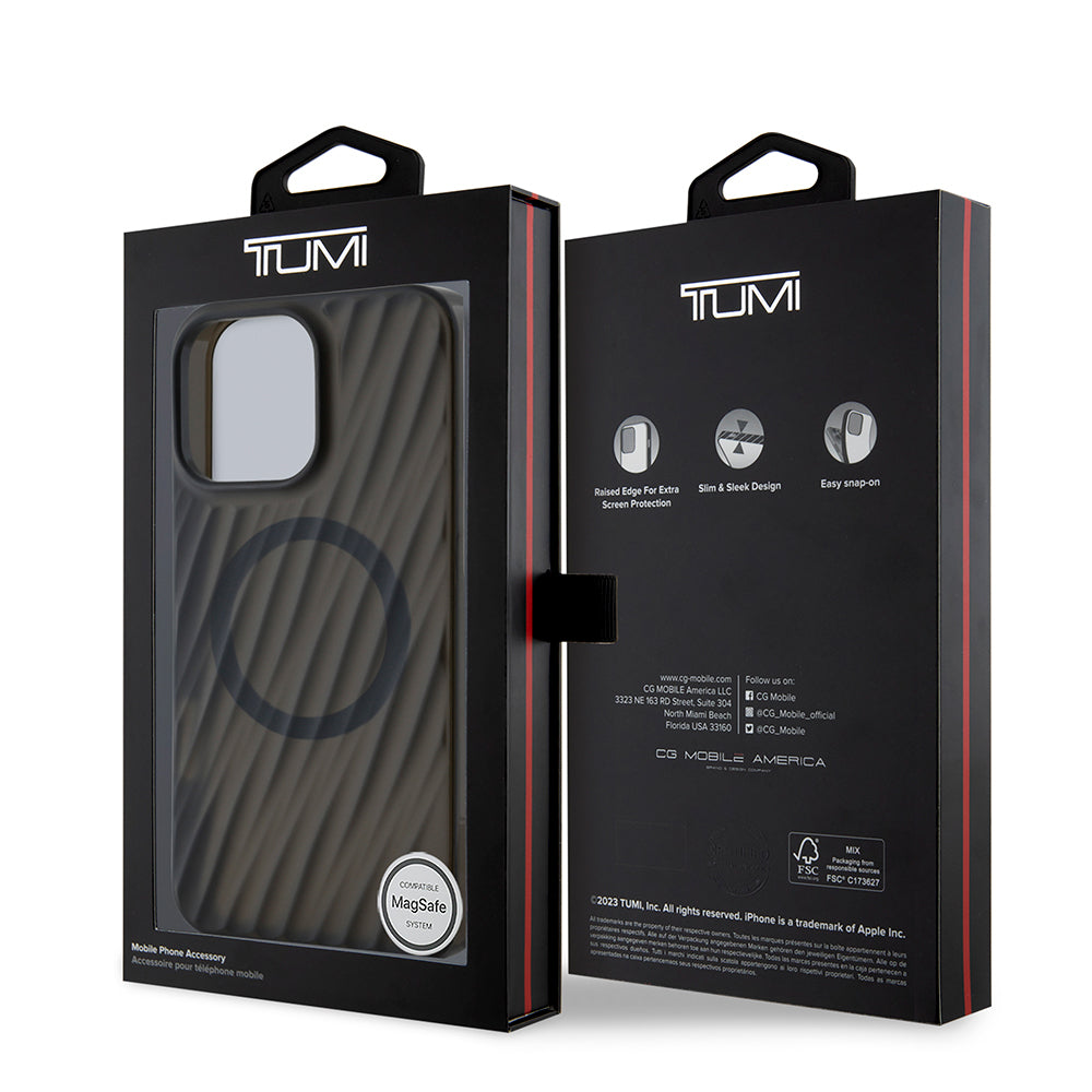 Apple iPhone 16 Pro Max Kılıf TUMI Orjinal Lisanslı M-safe Şarj Özellikli Transparan Kapak Colorful