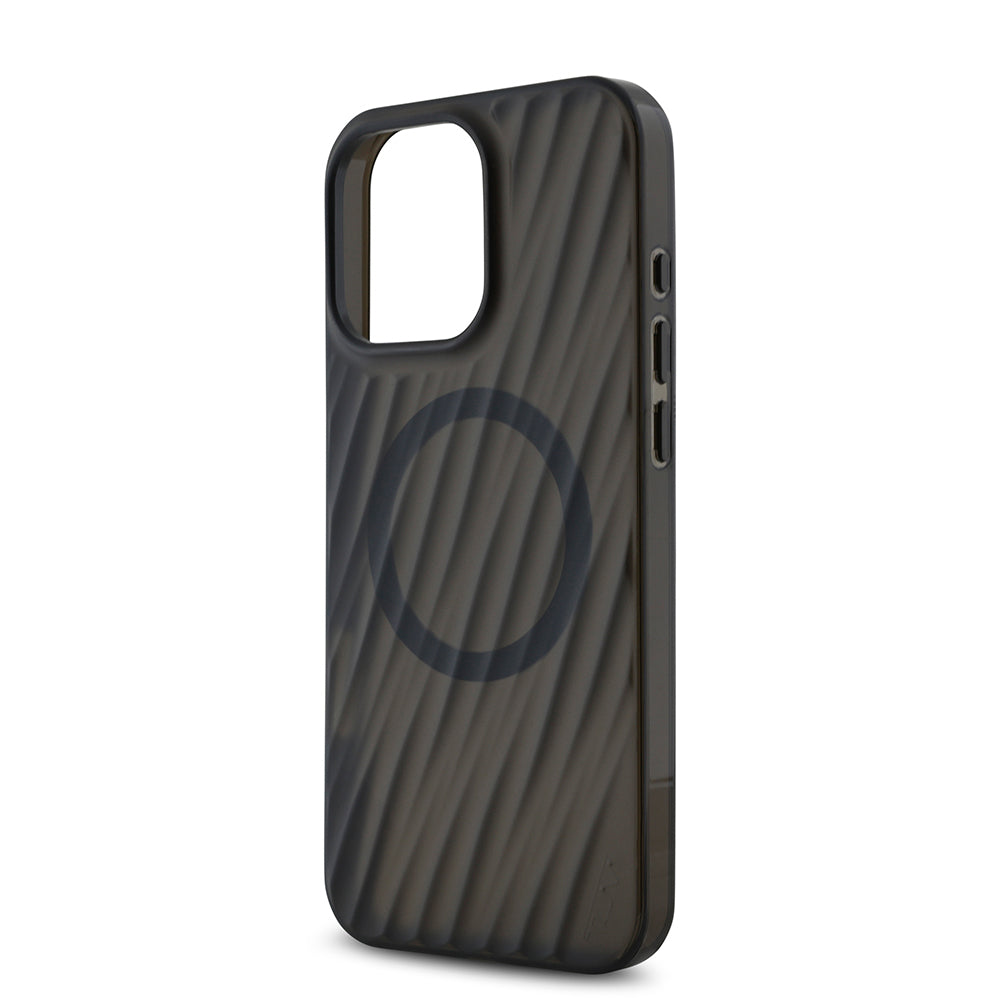 Apple iPhone 16 Pro Max Kılıf TUMI Orjinal Lisanslı M-safe Şarj Özellikli Transparan Kapak Siyah