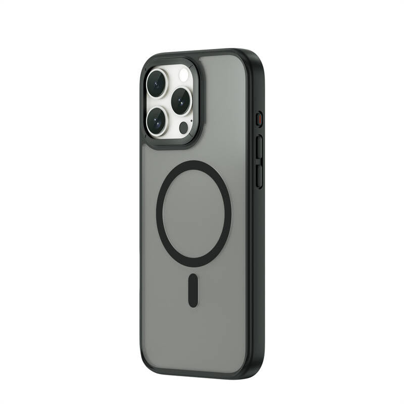 Apple iPhone 16 Pro Max Kılıf Wiwu FGG-012 ArmorPro Serisi M-safe Şarj Özellikli Parmak İzi Bırakmayan Kılıf Gold