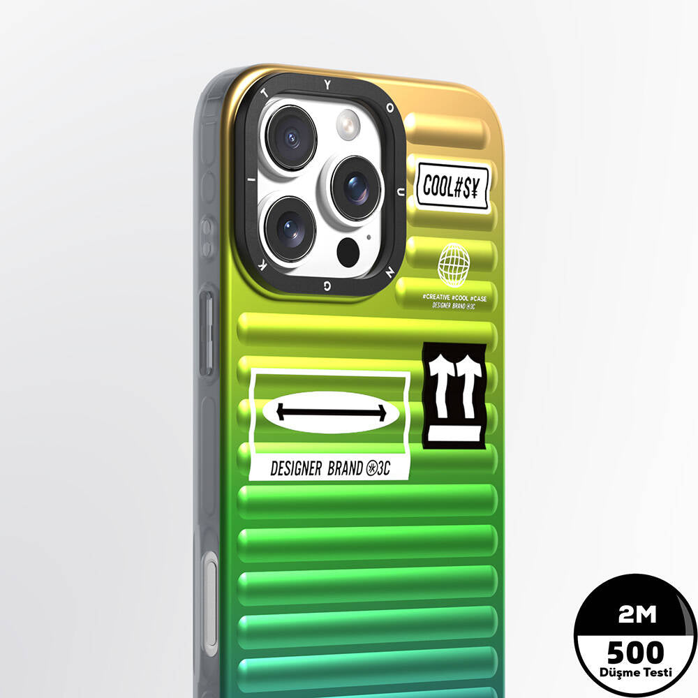 Apple iPhone 16 Pro Max Kılıf YoungKit The Secret Color Serisi Kapak Mavi