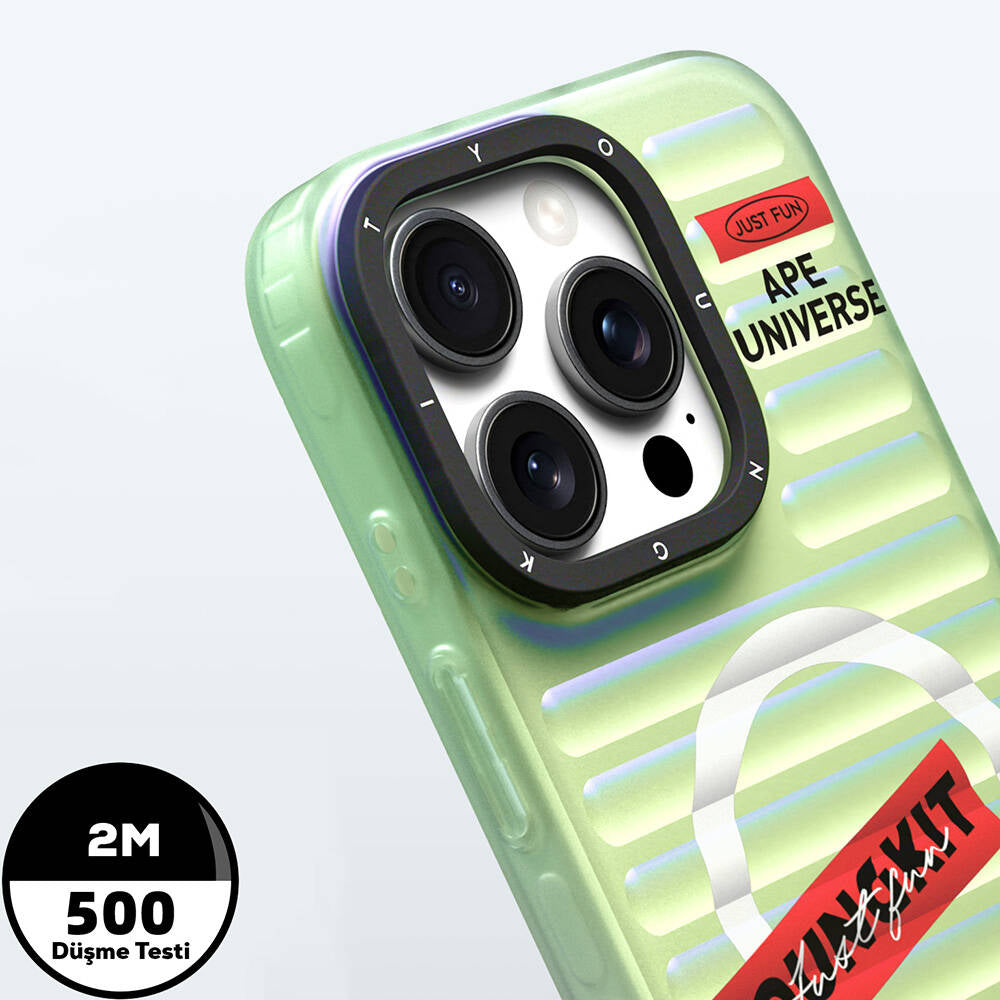 Apple iPhone 16 Pro Max M-safe Şarj Özellikli Youngkit Chameleon Serisi Kapak Kırmızı