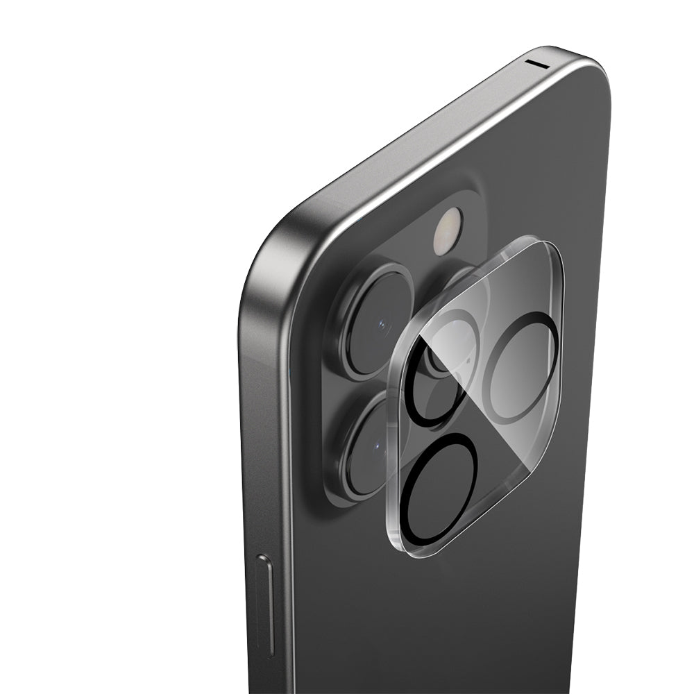 Apple iPhone 16 Pro Raptic Glass Serisi Kamera Lens Koruyucu Şeffaf