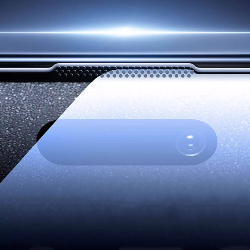 Apple iPhone 16 Pro Wiwu GT-008 Polimer Oleofobik Kaplama Şeffaf Pürüzsüz Temperli Cam Ekran Koruyucu 10'lu Paket Siyah