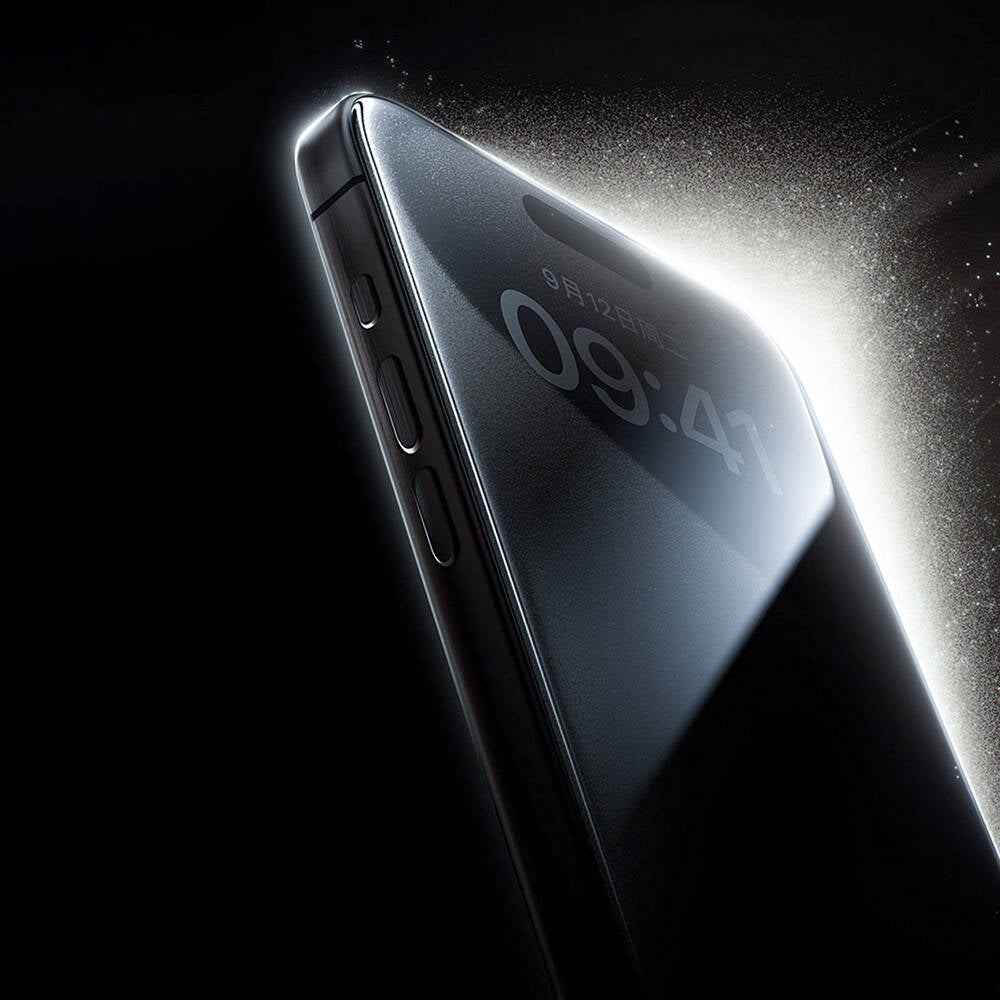 Apple iPhone 16 Wiwu GT-015 Özellikli Çok Katmanlı Temperli iPrivacy Cam Ekran Koruyucu 10'lu Paket Siyah