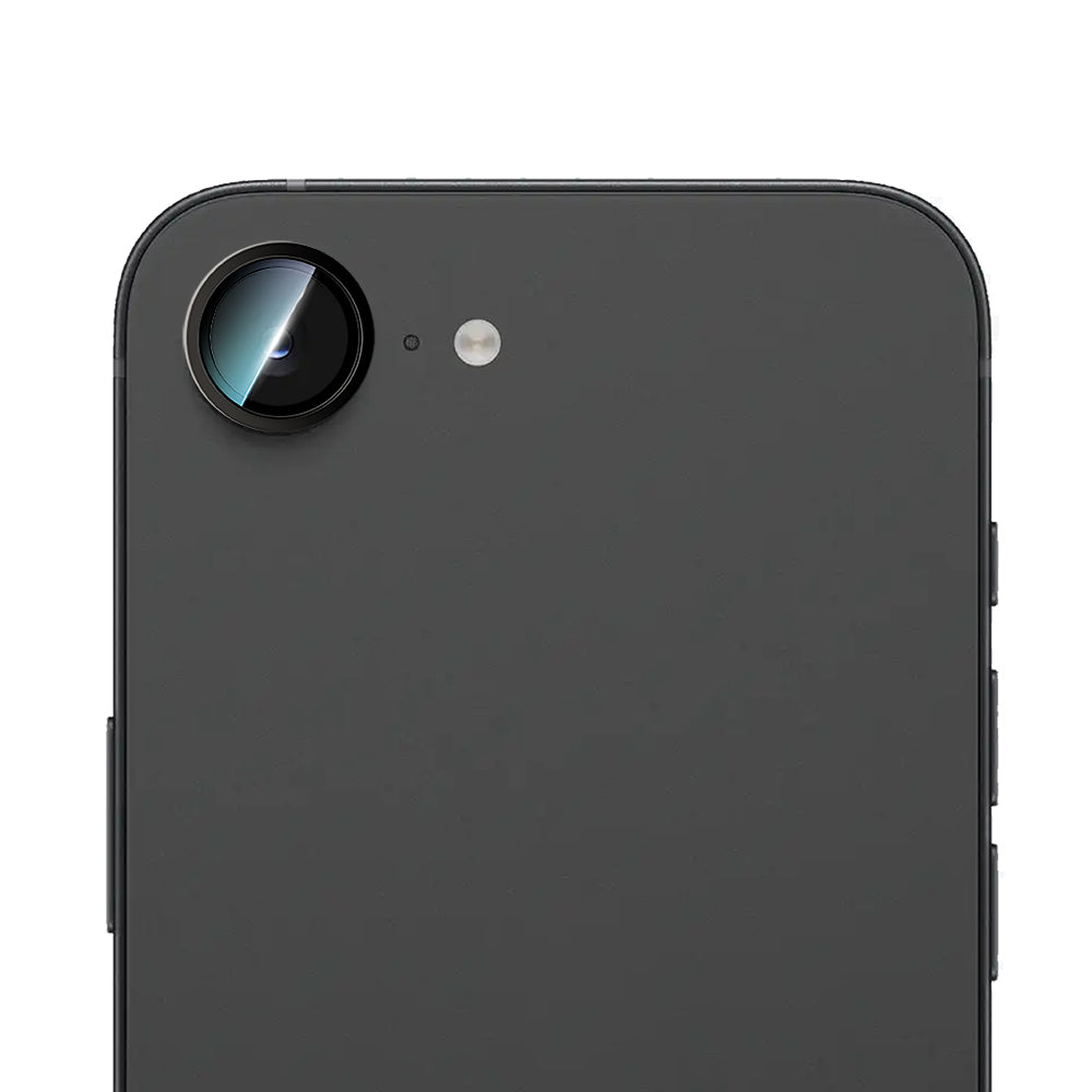 Apple iPhone 16E CaseWorld Alloy Serisi Oleofobik Anti Reflective Kamera Lens Koruyucu Şeffaf