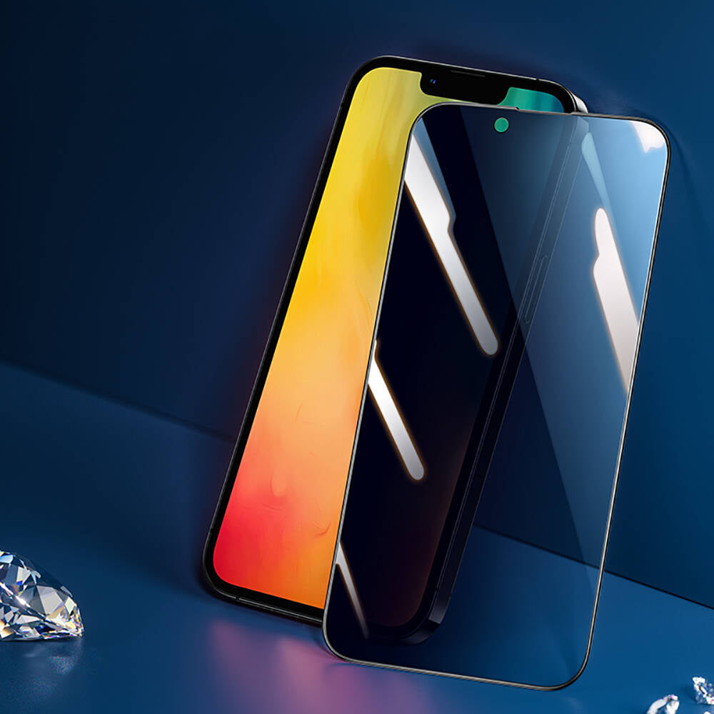 Apple iPhone 16E Hidrofobik Ve Oleofobik Özellikli Benks Privacy Air Shield Ekran Koruyucu 10'lu Paket Şeffaf