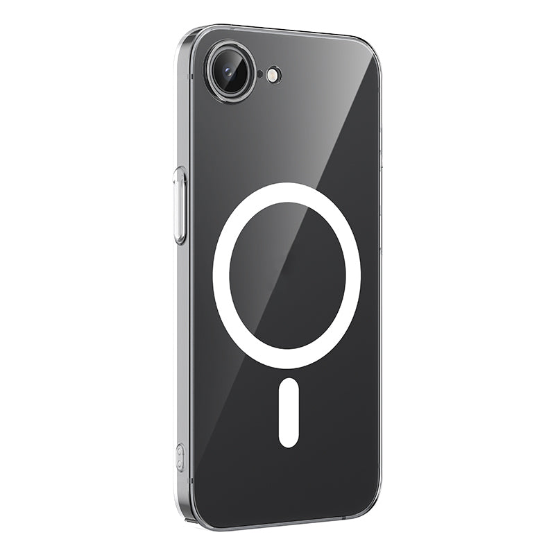 Apple iPhone 16E Kılıf M-safe Şarj Özellikli Benks Crystal Serisi Şeffaf Kapak Şeffaf