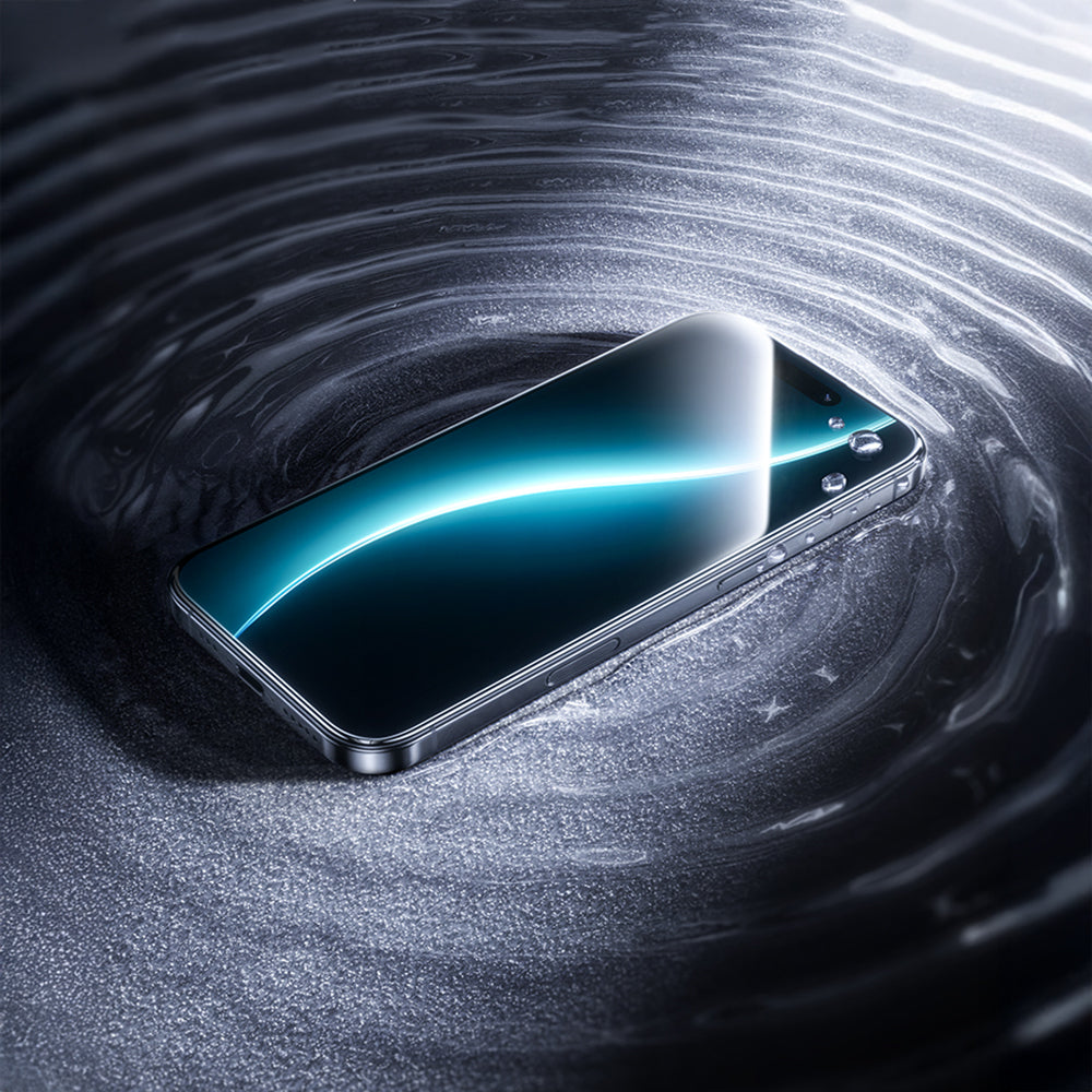 Apple iPhone 17 Air Hidrofobik Ve Oleofobik Özellikli Benks 0.3mm Privacy Air Shield Ekran Koruyucu 10'lu Paket Siyah