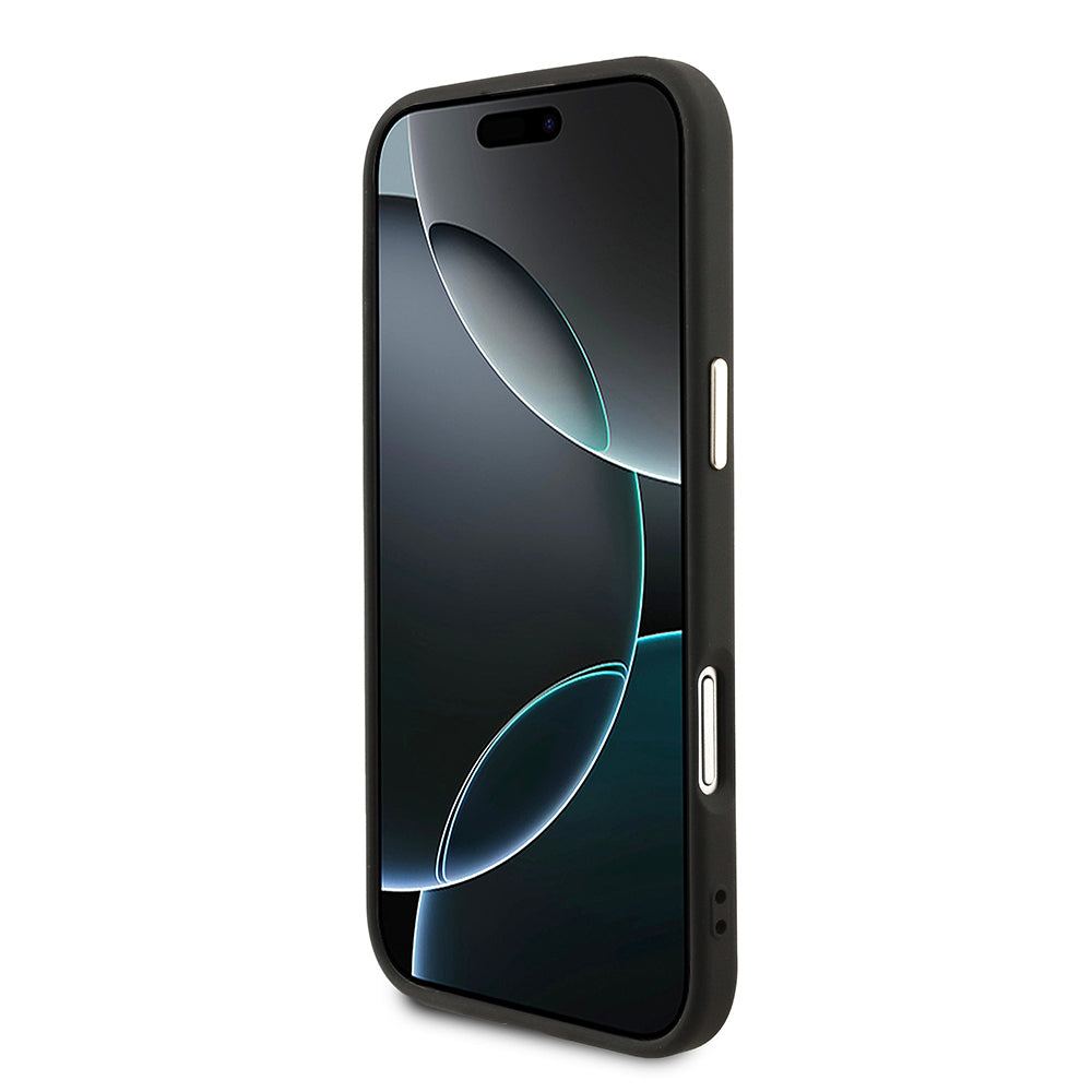 Apple iPhone 17 Air Kılıf Guess Orjinal Lisanslı 4G Büyük Metal Kamera Çerçeveli ve Logolu Glitter Kapak Gold