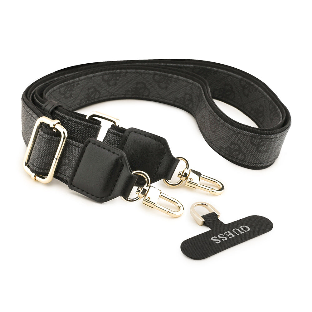 Apple iPhone 17 Air Kılıf Guess Orjinal Lisanslı 4G Büyük Metal Logolu Kalın Askılı Kapak Pembe