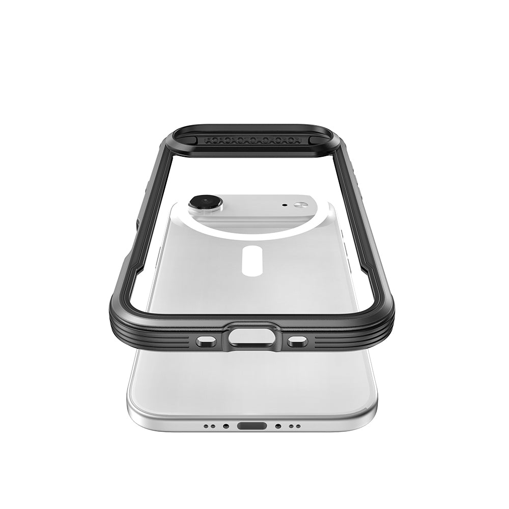 Apple iPhone 17 Air Kılıf M-safe Şarj Özellikli Airbagli Raptic Shield Serisi Şeffaf Arka Yüzey Kapak Colorful