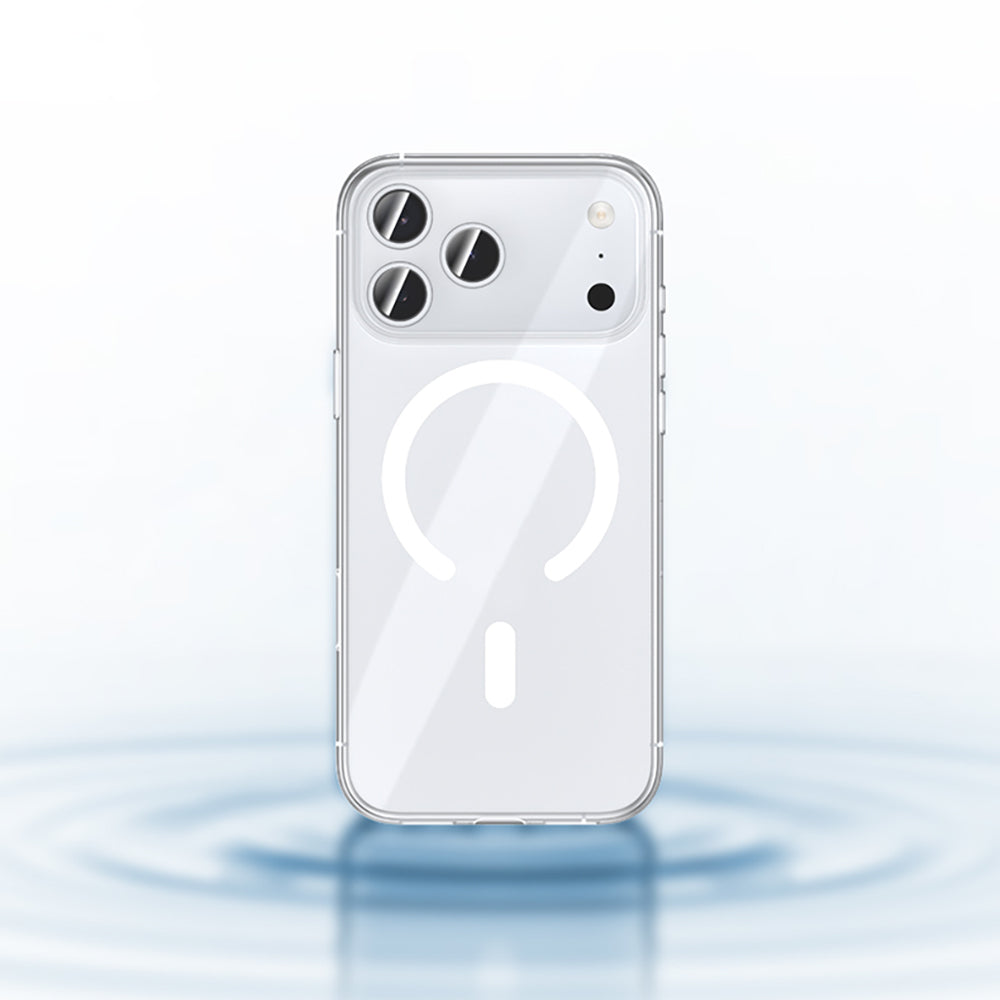 Apple iPhone 17 Air Kılıf M-safe Şarj Özellikli Benks Crystal Serisi Şeffaf Kapak Şeffaf